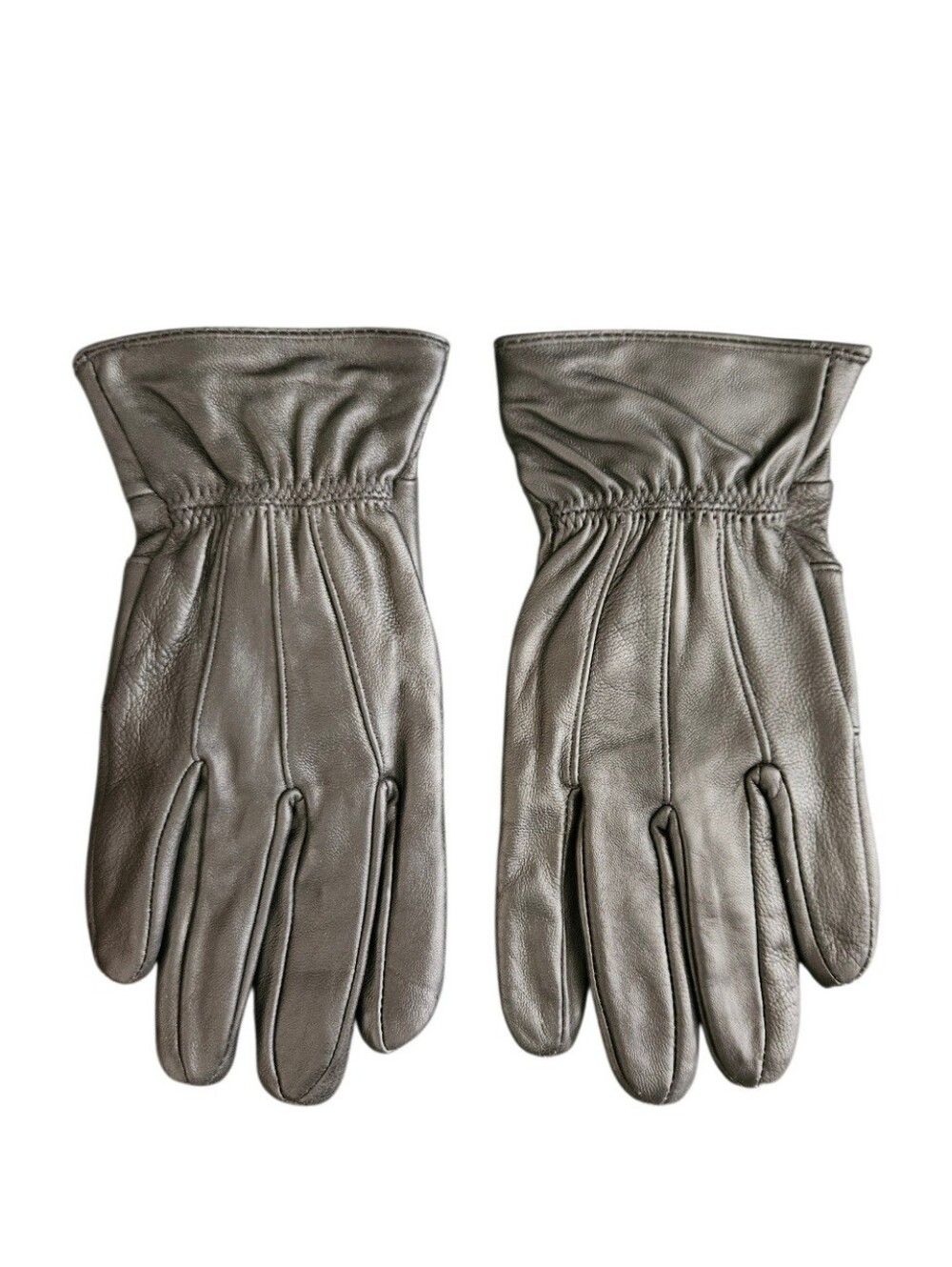 Men's Black Leather Gloves Size M
